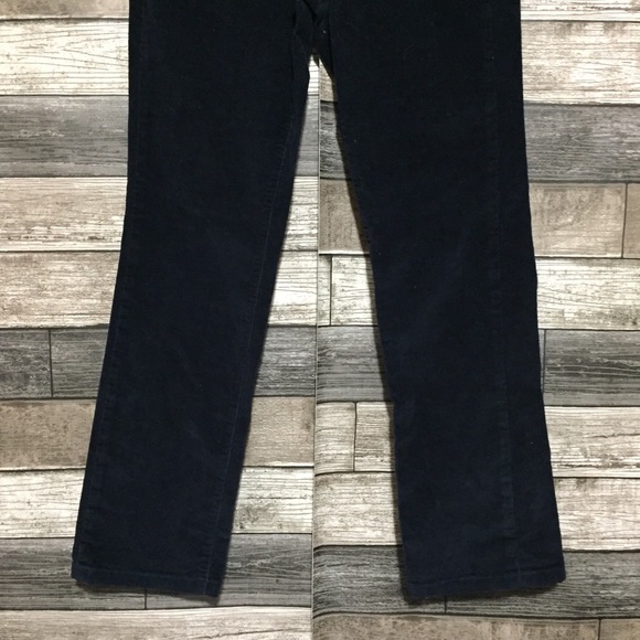 Jag Jeans Mid Rise Straight Leg Corduroy Pants Women’s 4P Navy Blue (Inseam 27) - Picture 6 of 10